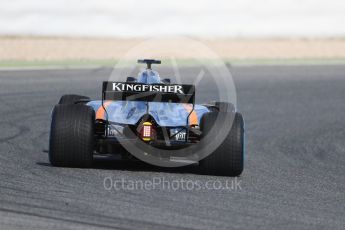 World © Octane Photographic Ltd. Formula 1 - Winter Test 1. Sergio Perez - Sahara Force India VJM10. Circuit de Barcelona-Catalunya. Thursday 2nd March 2017. Digital Ref : 1783LB1D1535