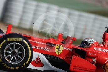 World © Octane Photographic Ltd. Formula 1 - Winter Test 1. Kimi Raikkonen - Scuderia Ferrari SF70H. Circuit de Barcelona-Catalunya. Thursday 2nd March 2017. Digital Ref : 1783LB1D1870