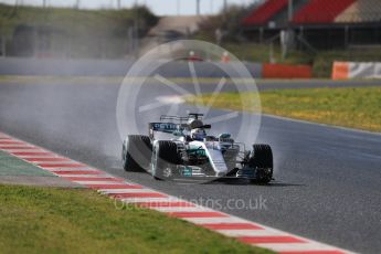 World © Octane Photographic Ltd. Formula 1 - Winter Test 1. Valtteri Bottas - Mercedes AMG Petronas F1 W08 EQ Energy+. Circuit de Barcelona-Catalunya. Thursday 2nd March 2017. Digital Ref : 1783LB1D1898