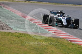 World © Octane Photographic Ltd. Formula 1 - Winter Test 1. Valtteri Bottas - Mercedes AMG Petronas F1 W08 EQ Energy+. Circuit de Barcelona-Catalunya. Thursday 2nd March 2017. Digital Ref : 1783LB1D1984