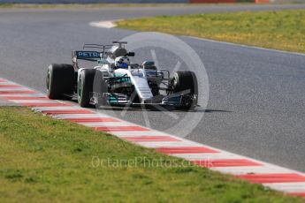 World © Octane Photographic Ltd. Formula 1 - Winter Test 1. Valtteri Bottas - Mercedes AMG Petronas F1 W08 EQ Energy+. Circuit de Barcelona-Catalunya. Thursday 2nd March 2017. Digital Ref :1783LB1D2045