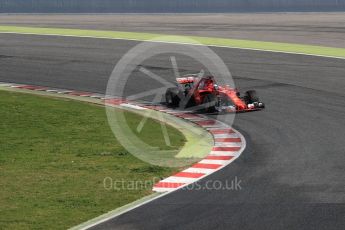 World © Octane Photographic Ltd. Formula 1 - Winter Test 1. Kimi Raikkonen - Scuderia Ferrari SF70H. Circuit de Barcelona-Catalunya. Thursday 2nd March 2017. Digital Ref :1783LB1D2125