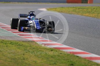 World © Octane Photographic Ltd. Formula 1 - Winter Test 1. Antonio Giovinazzi – Sauber F1 Team C36. Circuit de Barcelona-Catalunya. Thursday 2nd March 2017. Digital Ref :1783LB1D2216