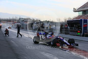 World © Octane Photographic Ltd. Formula 1 - Winter Test 1. Daniil Kvyat - Scuderia Toro Rosso STR12. Circuit de Barcelona-Catalunya. Thursday 2nd March 2017. Digital Ref : 1783LB5D8885