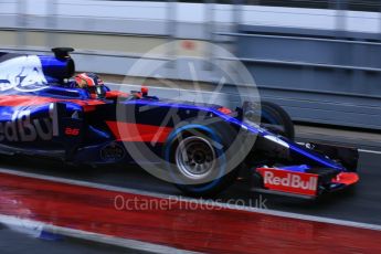 World © Octane Photographic Ltd. Formula 1 - Winter Test 1. Daniil Kvyat - Scuderia Toro Rosso STR12. Circuit de Barcelona-Catalunya. Thursday 2nd March 2017. Digital Ref : 1783LB5D8891