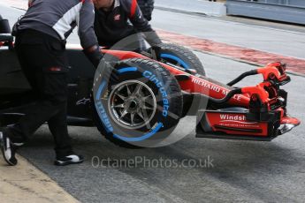 World © Octane Photographic Ltd. Formula 1 - Winter Test 1. Romain Grosjean - Haas F1 Team VF-17. Circuit de Barcelona-Catalunya. Thursday 2nd March 2017. Digital Ref : 1783LB5D8930