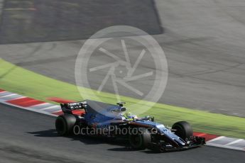 World © Octane Photographic Ltd. Formula 1 - Winter Test 1. Sergio Perez - Sahara Force India VJM10. Circuit de Barcelona-Catalunya. Thursday 2nd March 2017. Digital Ref :1783LB5D9059