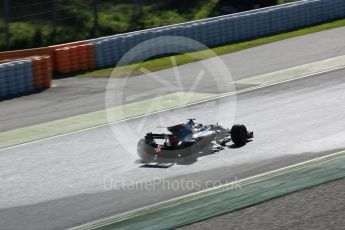 World © Octane Photographic Ltd. Formula 1 - Winter Test 1. Romain Grosjean - Haas F1 Team VF-17. Circuit de Barcelona-Catalunya. Thursday 2nd March 2017. Digital Ref :1783LB5D9098