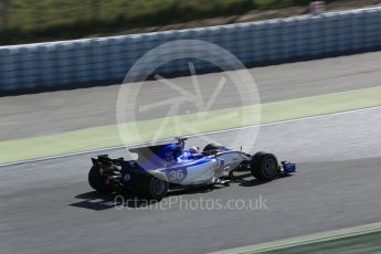 World © Octane Photographic Ltd. Formula 1 - Winter Test 1. Antonio Giovinazzi – Sauber F1 Team C36. Circuit de Barcelona-Catalunya. Thursday 2nd March 2017. Digital Ref :1783LB5D9106