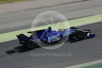 World © Octane Photographic Ltd. Formula 1 - Winter Test 1. Antonio Giovinazzi – Sauber F1 Team C36. Circuit de Barcelona-Catalunya. Thursday 2nd March 2017. Digital Ref :1783LB5D9132