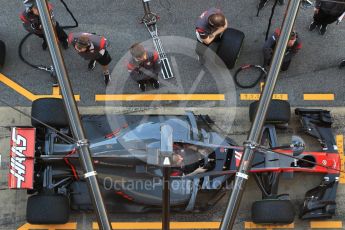 World © Octane Photographic Ltd. Haas F1 Team VF-17 - Circuit de Barcelona-Catalunya. Sunday 26th February 2017. Digital Ref : 1778CB1D2519