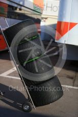 World © Octane Photographic Ltd. Sauber F1 Team new 2017 spec wheels and Pirelli intermediate tyres, Circuit de Barcelona-Catalunya. Sunday 26th February 2017. Digital Ref : 1778CB1D5724