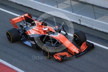 World © Octane Photographic Ltd. Scuderia Toro McLaren Honda MCL32 – Stoffel Vandoorne - Circuit de Barcelona-Catalunya. Sunday 26th February 2017. Digital Ref : 1778CB1D5795