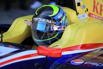 World © Octane Photographic Ltd. GP3 - Practice. Ryan Tveter – Trident. Circuit de Barcelona - Catalunya, Spain. Friday 12th May 2017. Digital Ref:1814CB1L8685