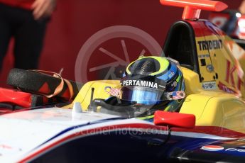 World © Octane Photographic Ltd. GP3 - Qualifying. Ryan Tveter – Trident. Circuit de Barcelona - Catalunya, Spain. Saturday 13th May 2017. Digital Ref:1817LB1D0346