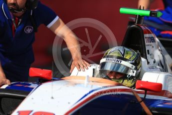 World © Octane Photographic Ltd. GP3 - Qualifying. Dorian Boccolacci – Trident. Circuit de Barcelona - Catalunya, Spain. Saturday 13th May 2017. Digital Ref:1817LB1D0356