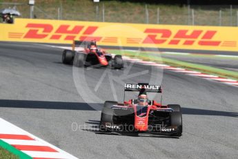 World © Octane Photographic Ltd. GP3 - Qualifying. Jack Aitken and George Russell - ART Grand PrIx. Circuit de Barcelona - Catalunya, Spain. Saturday 13th May 2017. Digital Ref:1817LB1D0389