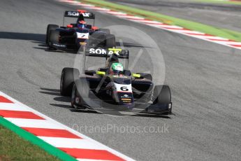 World © Octane Photographic Ltd. GP3 - Qualifying. Leonardo Pulcini and Steijn Schothorst - Arden International. Circuit de Barcelona - Catalunya, Spain. Saturday 13th May 2017. Digital Ref:1817LB1D0426