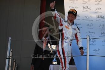 World © Octane Photographic Ltd. GP3 - Race 1. Nirei Fukuzumi - ART Grand PrIx. Circuit de Barcelona - Catalunya, Spain. Saturday 13th May 2017. Digital Ref: 1820LB1D2635
