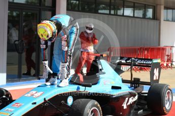 World © Octane Photographic Ltd. GP3 - Race 2. Arjun Maini – Jenzer Motorsport. Circuit de Barcelona - Catalunya, Spain. Sunday 14th May 2017. Digital Ref:1821LB1D2968