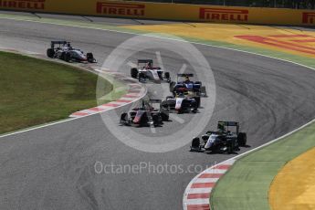 World © Octane Photographic Ltd. GP3 - Race 2. Leonardo Pulcini - Arden International and Nirei Fukuzumi - ART Grand Prix. Circuit de Barcelona - Catalunya, Spain. Sunday 14th May 2017. Digital Ref:1821LB2D8632