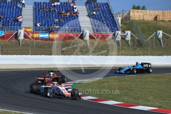 World © Octane Photographic Ltd. GP3 - Race 2. Raoul Hyman – Campos Racing, Anthoine Hubert - ART Grand Prix and Allessio Lorando – Jenzer Motorsport. . Circuit de Barcelona - Catalunya, Spain. Sunday 14th May 2017. Digital Ref:1821LB2D8658