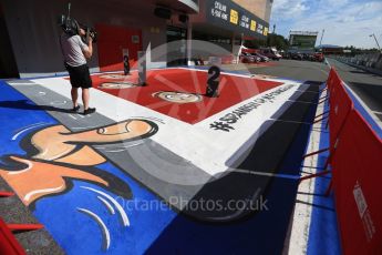 World © Octane Photographic Ltd. GP3 - Race 2. New Parc Ferme graphics. Circuit de Barcelona - Catalunya, Spain. Sunday 14th May 2017. Digital Ref:1821LB2D8720