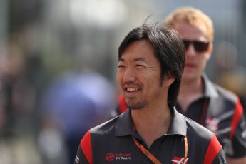 World © Octane Photographic Ltd. Formula 1 - Italian Grand Prix- Grid. Ayao Komatsu - Chief Race Engineer at Haas F1 Team. Monza, Italy. Thursday 31st August 2017. Digital Ref: 1931LB1D0014