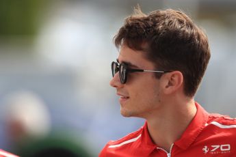 World © Octane Photographic Ltd. Formula 1 - Italian Grand Prix - Paddock. Charles Leclerc - PREMA Racing.Monza, Italy. Thursday 31st August 2017. Digital Ref: 1931LB1D0093