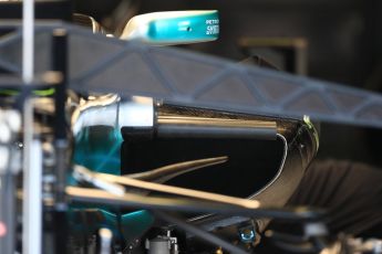 World © Octane Photographic Ltd. Formula 1 - Italian Grand Prix - Pit Lane. Mercedes AMG Petronas F1 W08 EQ Energy+. Monza, Italy. Thursday 31st August 2017. Digital Ref: 1931LB1D0121