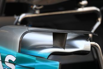 World © Octane Photographic Ltd. Formula 1 - Italian Grand Prix - Pit Lane. Mercedes AMG Petronas F1 W08 EQ Energy+. Monza, Italy. Thursday 31st August 2017. Digital Ref: 1931LB1D0146