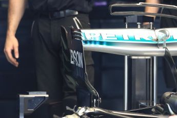 World © Octane Photographic Ltd. Formula 1 - Italian Grand Prix - Pit Lane. Mercedes AMG Petronas F1 W08 EQ Energy+. Monza, Italy. Thursday 31st August 2017. Digital Ref: 1931LB1D0154