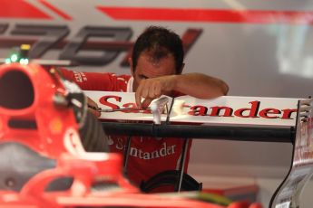 World © Octane Photographic Ltd. Formula 1 - Italian Grand Prix - Pit Lane. Scuderia Ferrari SF70H. Monza, Italy. Thursday 31st August 2017. Digital Ref: 1931LB1D0227