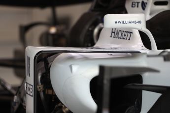 World © Octane Photographic Ltd. Formula 1 - Italian Grand Prix - Pit Lane. Williams Martini Racing FW40. Monza, Italy. Thursday 31st August 2017. Digital Ref: 1931LB1D0275
