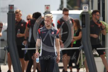 World © Octane Photographic Ltd. Formula 1 - Italian Grand Prix - Paddock. Kevin Magnussen - Haas F1 Team VF-17. Monza, Italy. Thursday 31st August 2017. Digital Ref: 1931LB1D9988