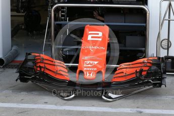 World © Octane Photographic Ltd. Formula 1 - Italian Grand Prix - Pit Lane. McLaren Honda MCL32. Monza, Italy. Thursday 31st August 2017. Digital Ref: 1931LB2D7554