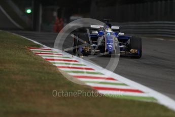 World © Octane Photographic Ltd. Formula 1 - Italian Grand Prix - Practice 1. Marcus Ericsson – Sauber F1 Team C36. Monza, Italy. Friday 1st September 2017. Digital Ref: 1938LB1D0930