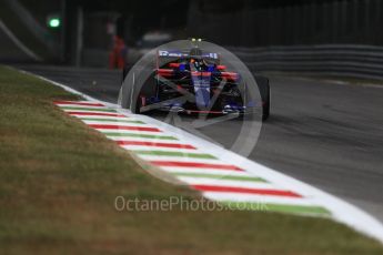 World © Octane Photographic Ltd. Formula 1 - Italian Grand Prix - Practice 1. Carlos Sainz - Scuderia Toro Rosso STR12. Monza, Italy. Friday 1st September 2017. Digital Ref: 1938LB1D0972