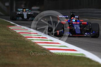 World © Octane Photographic Ltd. Formula 1 - Italian Grand Prix - Practice 1. Daniil Kvyat - Scuderia Toro Rosso STR12. Monza, Italy. Friday 1st September 2017. Digital Ref: 1938LB1D0992