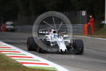 World © Octane Photographic Ltd. Formula 1 - Italian Grand Prix - Practice 1. Felipe Massa - Williams Martini Racing FW40. Monza, Italy. Friday 1st September 2017. Digital Ref: 1938LB1D1090