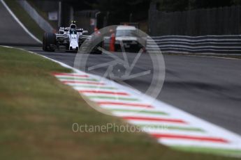 World © Octane Photographic Ltd. Formula 1 - Italian Grand Prix - Practice 1. Lance Stroll - Williams Martini Racing FW40. Monza, Italy. Friday 1st September 2017. Digital Ref: 1938LB1D1145