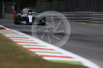 World © Octane Photographic Ltd. Formula 1 - Italian Grand Prix - Practice 1. Lewis Hamilton - Mercedes AMG Petronas F1 W08 EQ Energy+. Monza, Italy. Friday 1st September 2017. Digital Ref: 1938LB1D1156