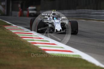 World © Octane Photographic Ltd. Formula 1 - Italian Grand Prix - Practice 1. Lance Stroll - Williams Martini Racing FW40. Monza, Italy. Friday 1st September 2017. Digital Ref: 1938LB1D1174