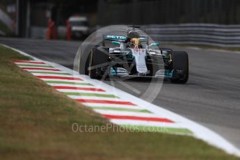 World © Octane Photographic Ltd. Formula 1 - Italian Grand Prix - Practice 1. Lewis Hamilton - Mercedes AMG Petronas F1 W08 EQ Energy+. Monza, Italy. Friday 1st September 2017. Digital Ref: 1938LB1D1194