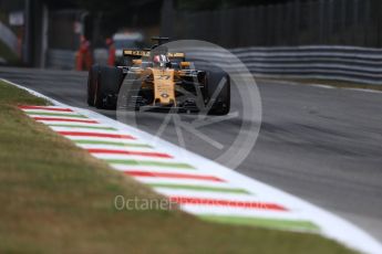 World © Octane Photographic Ltd. Formula 1 - Italian Grand Prix - Practice 1. Nico Hulkenberg - Renault Sport F1 Team R.S.17. Monza, Italy. Friday 1st September 2017. Digital Ref: 1938LB1D1231