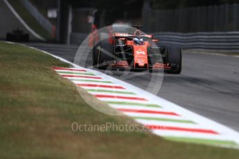 World © Octane Photographic Ltd. Formula 1 - Italian Grand Prix - Practice 1. Fernando Alonso - McLaren Honda MCL32. Monza, Italy. Friday 1st September 2017. Digital Ref: 1938LB1D1296
