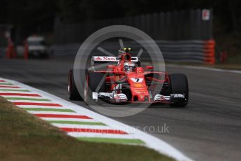 World © Octane Photographic Ltd. Formula 1 - Italian Grand Prix - Practice 1. Kimi Raikkonen - Scuderia Ferrari SF70H. Monza, Italy. Friday 1st September 2017. Digital Ref: 1938LB1D1346