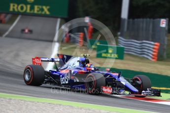 World © Octane Photographic Ltd. Formula 1 - Italian Grand Prix - Practice 1. Carlos Sainz - Scuderia Toro Rosso STR12. Monza, Italy. Friday 1st September 2017. Digital Ref: 1938LB1D1622