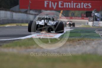 World © Octane Photographic Ltd. Formula 1 - Italian Grand Prix - Practice 1. Romain Grosjean - Haas F1 Team VF-17. Monza, Italy. Friday 1st September 2017. Digital Ref: 1938LB1D1806