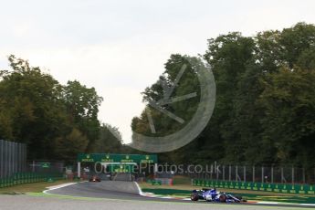 World © Octane Photographic Ltd. Formula 1 - Italian Grand Prix - Practice 1. Marcus Ericsson – Sauber F1 Team C36. Monza, Italy. Friday 1st September 2017. Digital Ref: 1938LB2D7881